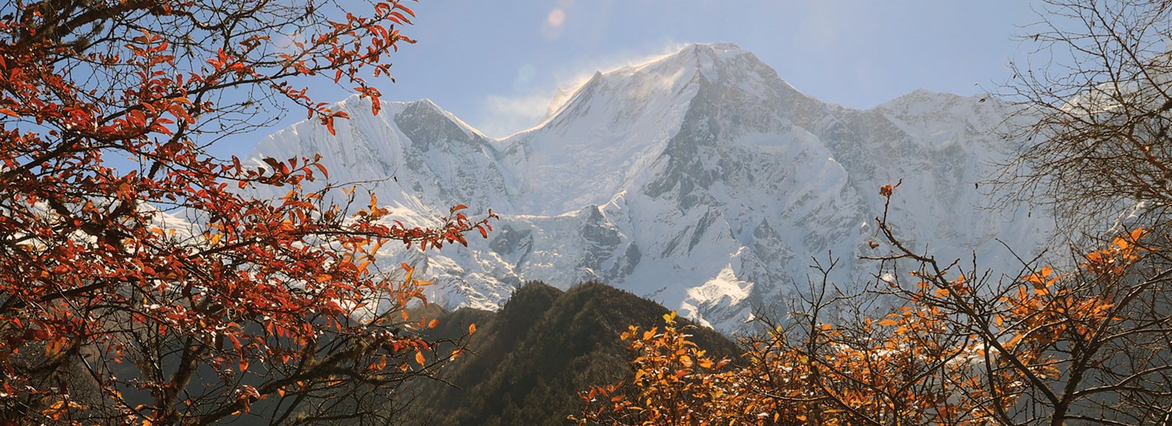 Manaslu North (7157 m) and Manaslu (8163 m)